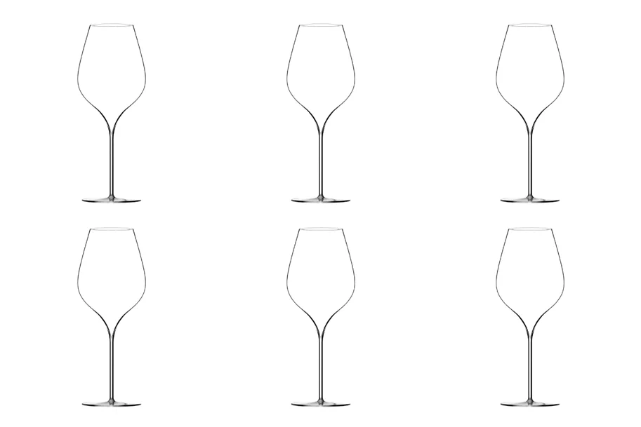 6er Set A. Lallement N3 Universalglas 63cl mundgeblasen