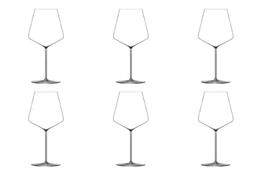 6er Set Sommier Ariane Rotweinglas 88cl mundgeblasen