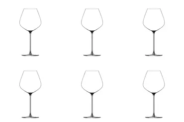 6er Set Basset Hommage Rotweinglas 72cl