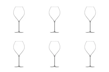 6er Set Jamesse Grand Rouge Rotweinglas 70cl mundgeblasen