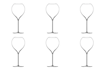 6er Set Jamesse Synergie Universalglas 75cl mundgeblasen