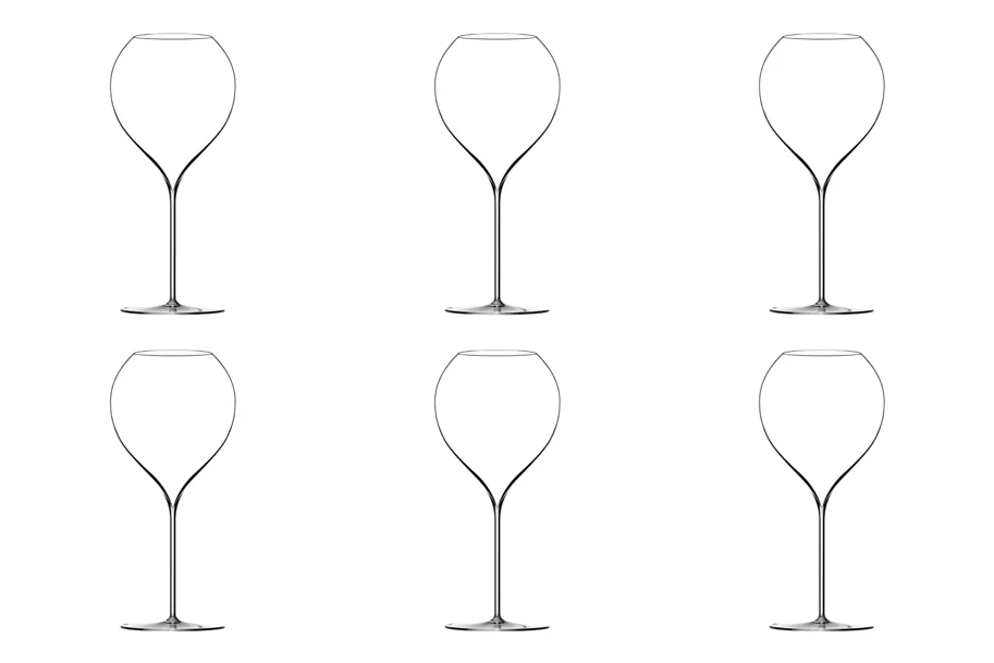 6er Set Jamesse Synergie Universalglas 75cl mundgeblasen