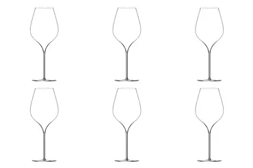 6er Set A. Lallement N3 Universalglas 50cl mundgeblasen