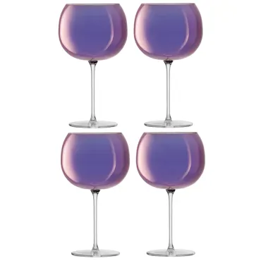 4er Set Aurora Weinglas Balloon 680ml polar violet