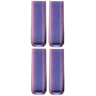 4er Set Aurora Longdrinkglas 420ml polar violet