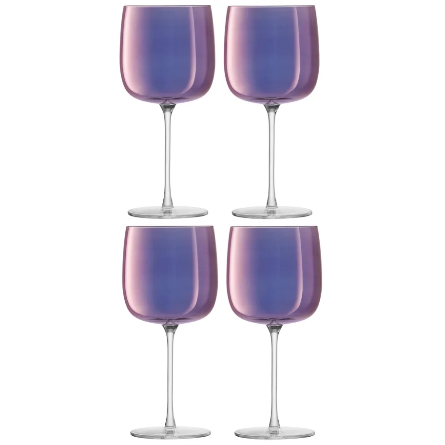 4er Set Aurora Weinglas 450ml polar violet
