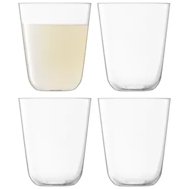 4er Set Arc Trinkbecher 380ml klar