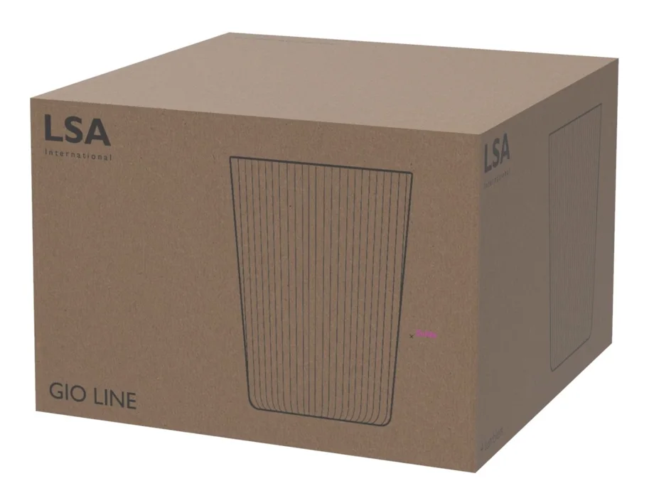 4er Set Gio Line Trinkbecher gross 560ml klar