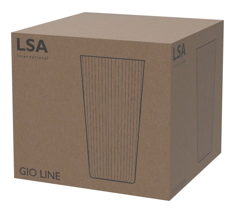 4er Set Gio Line Saftgläser gross 320ml klar