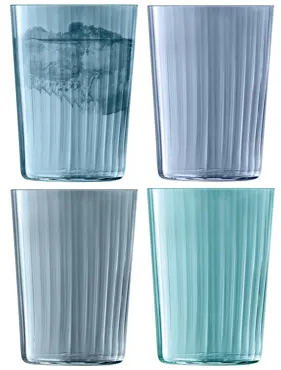 4er Set Gems Longdrinkglas 560ml saphir assort.
