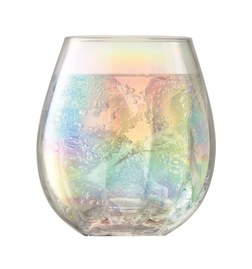 2er Set Pearl Becher 425ml - perlmutt