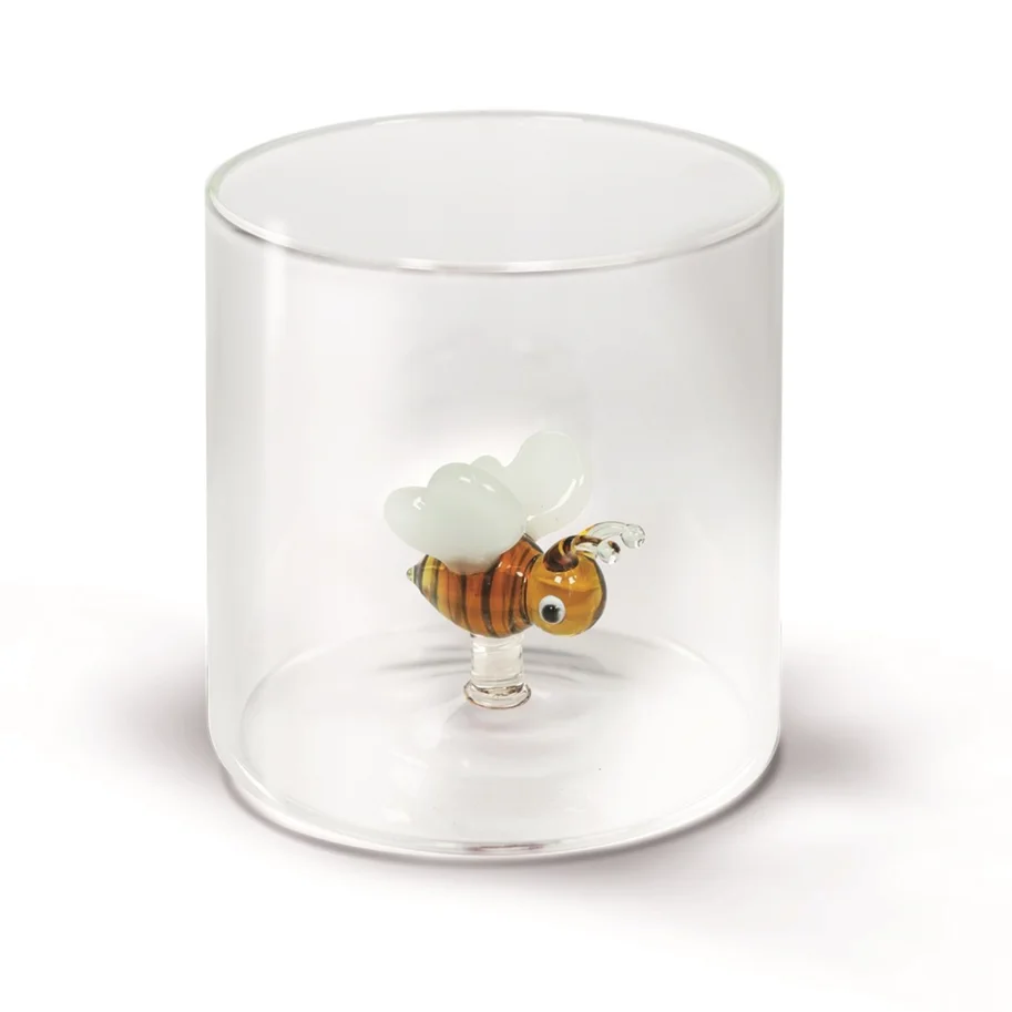 Glas aus Borosilikat 250ml Biene