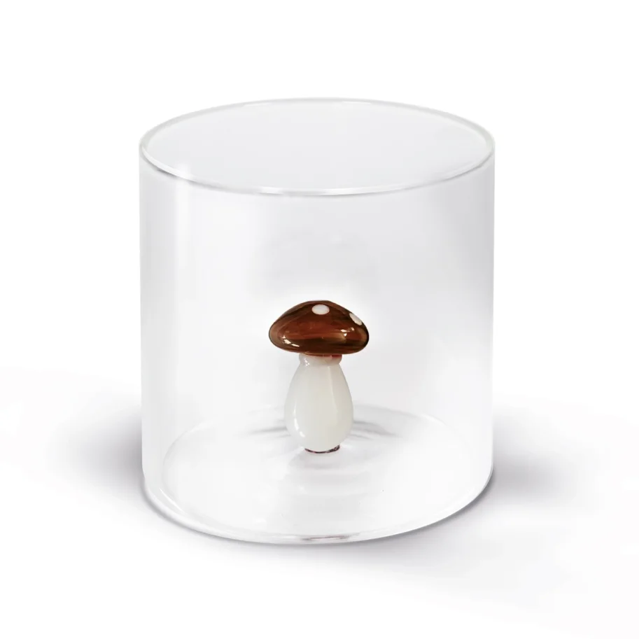 Glas aus Borosilikat 250ml Pilzen