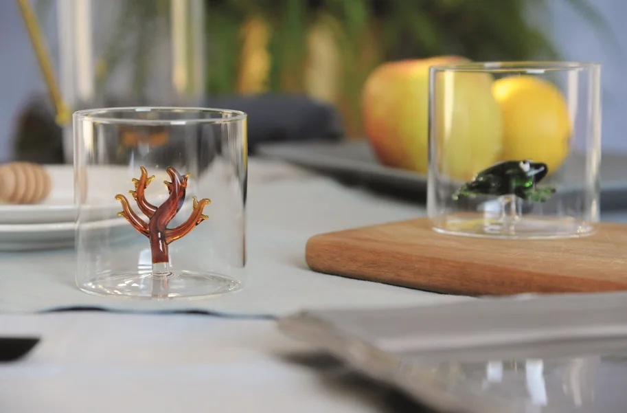 Glas aus Borosilikat 250ml Frosch