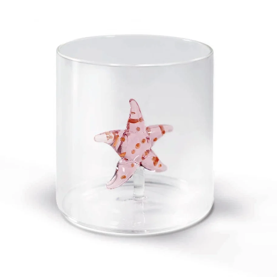 Glas aus Borosilikat 250ml Seestern