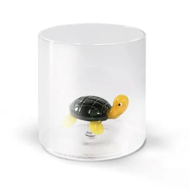 Glas aus Borosilikat 250ml Schildkröte