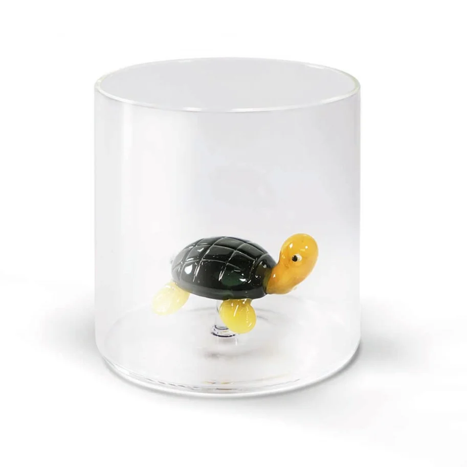 Glas aus Borosilikat 250ml Schildkröte
