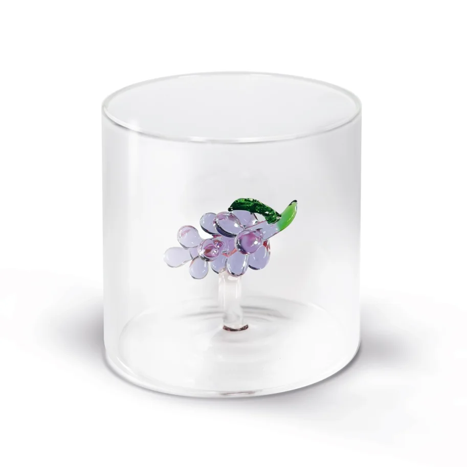 Glas aus Borosilikat 250ml Weintrauben