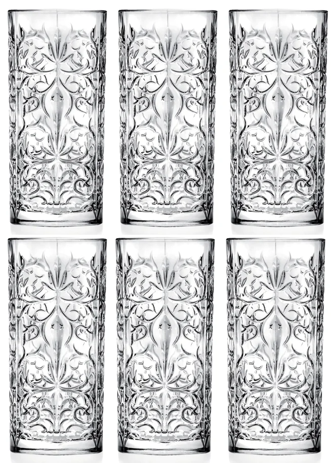 6er Set Tattoo Hb Becher Ø7 H15 cm, 37cl
