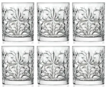 6er Set Tattoo Dof Becher Ø8.2 H9.4 cm, 34cl