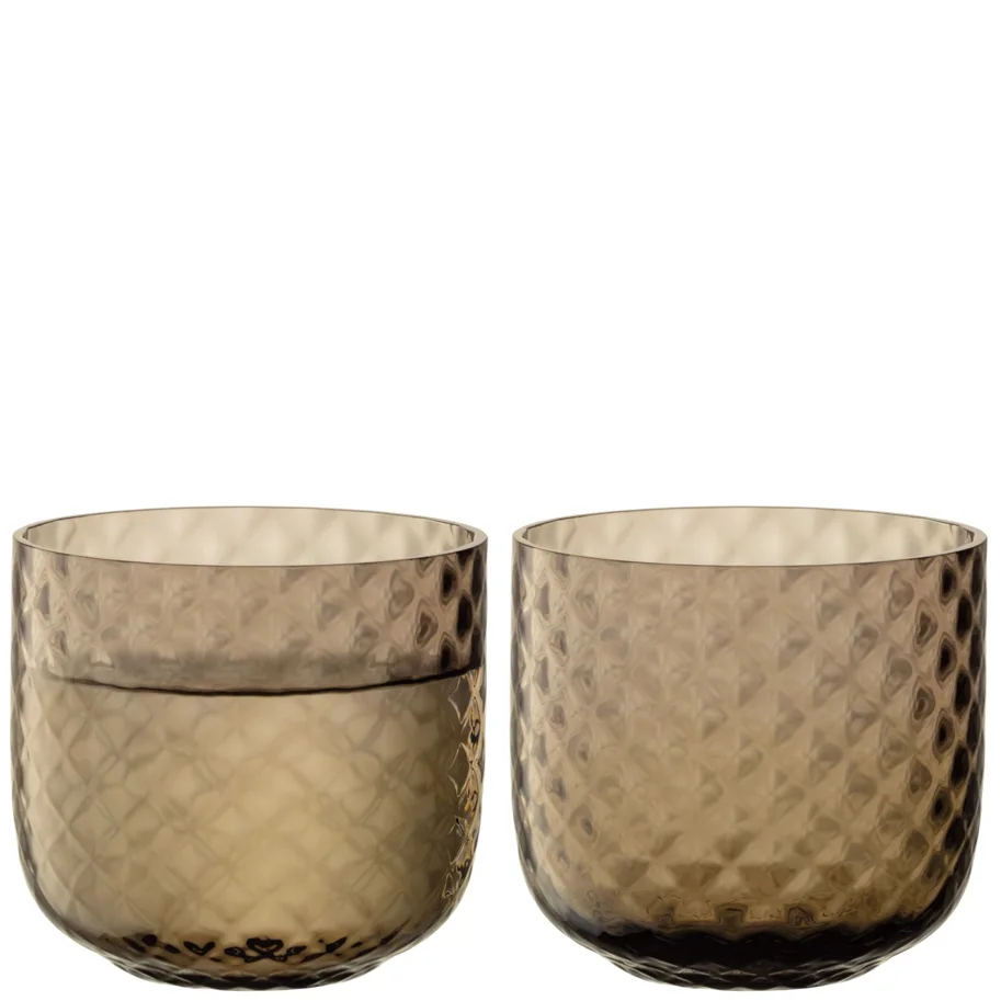 2er Set Dapple Trinkbecher 300ml earth brown