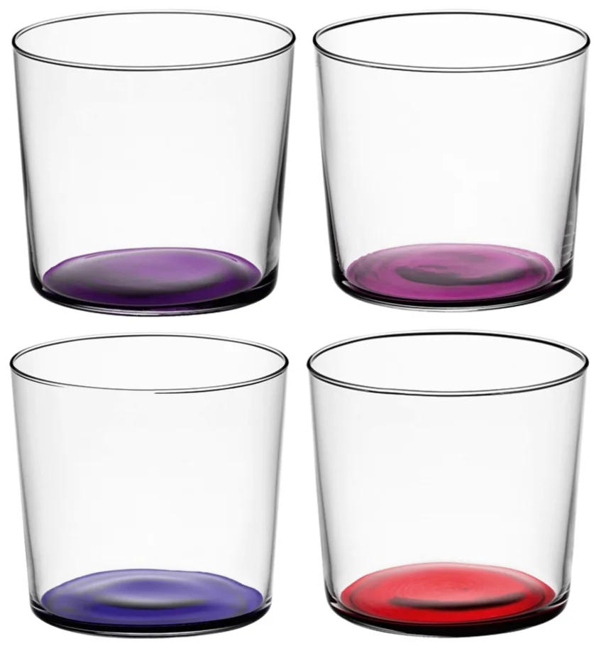 4er Set Coro Trinkbecher 310ml berry assortiert