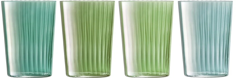 4er Set Gems Longdrinkglas 560ml jadegrün assort.