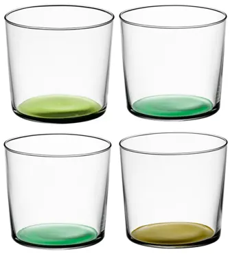 4er Set Coro Trinkbecher 310ml leaf assortiert