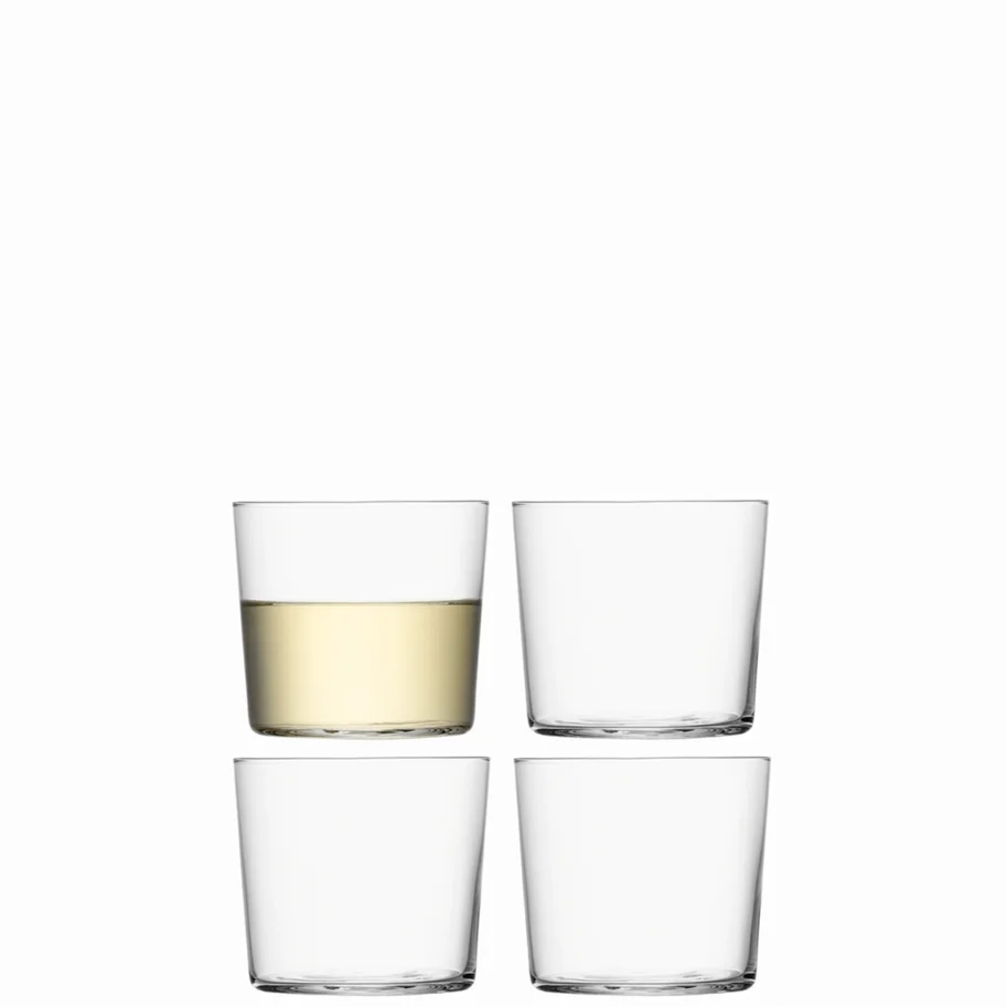 4er Set Gio Trinkbecher klein 310ml transparent