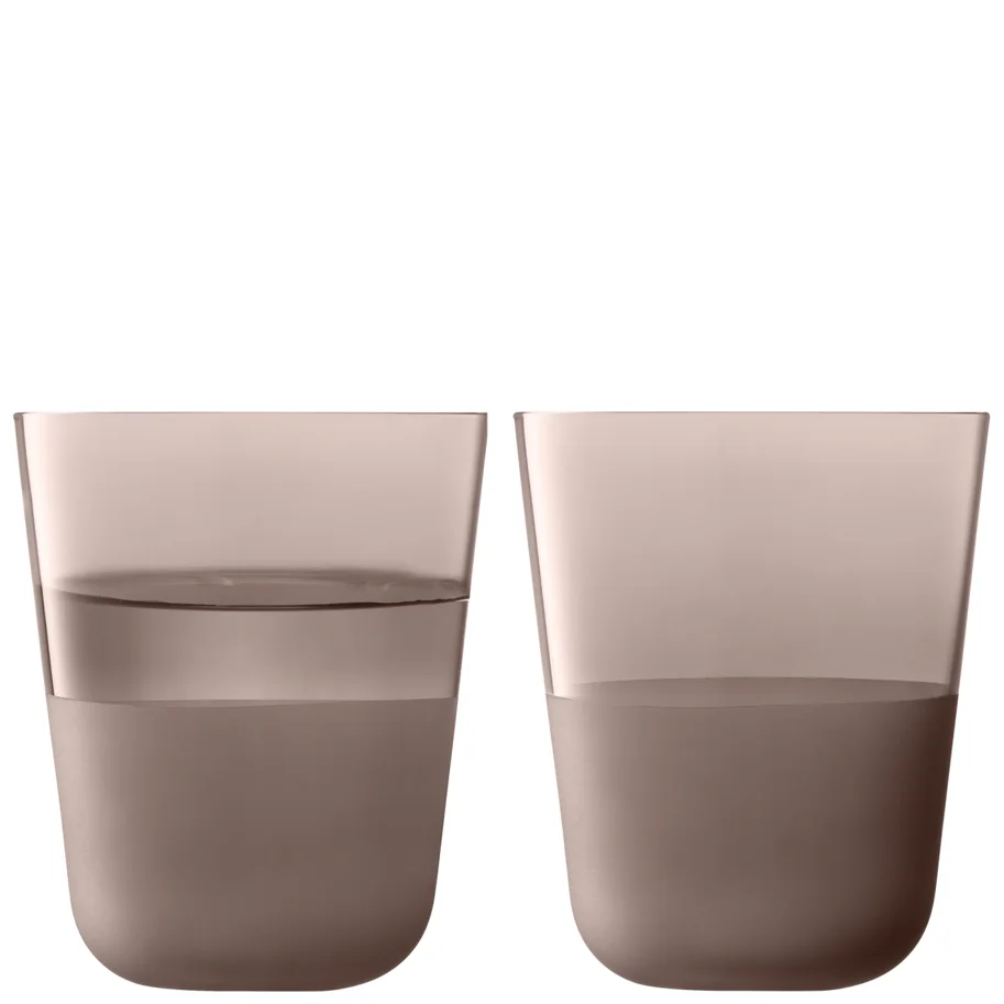 2er Set Arc Contrast Trinkbecher 380ml earth