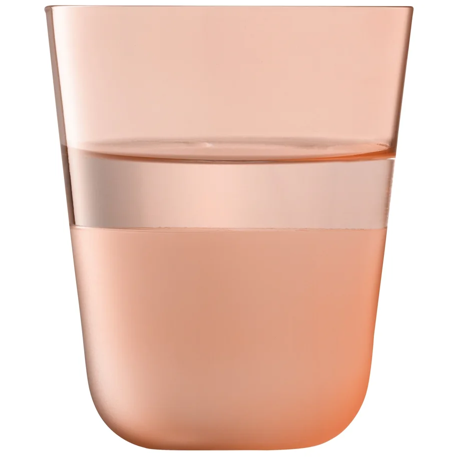 2er Set Arc Contrast Trinkbecher 380ml coral