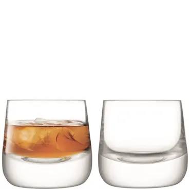 2er Set Whiskeyglas 220ml transparent