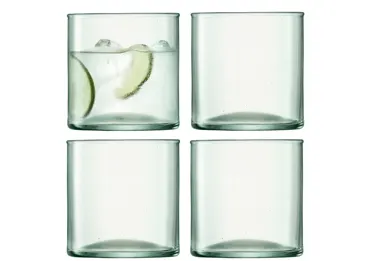 4er Set Canopy Trinkbecher 350ml recyceltes Glas