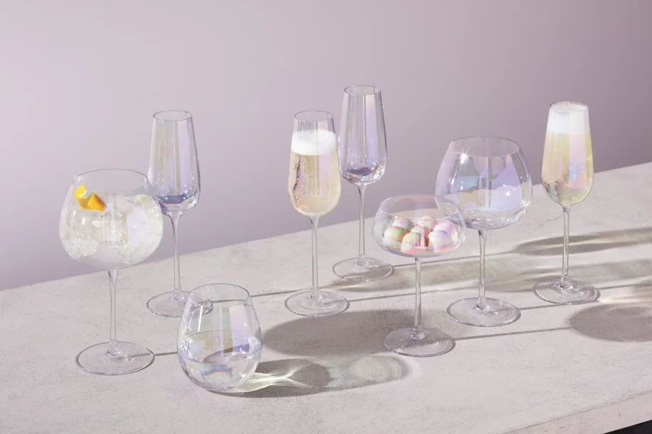 2er Set Pearl Ballonkelch 650ml - perlmutt
