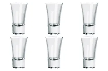 6er Set Cresta Senior Shot- und Schnapsglas 6cl 8.8cm