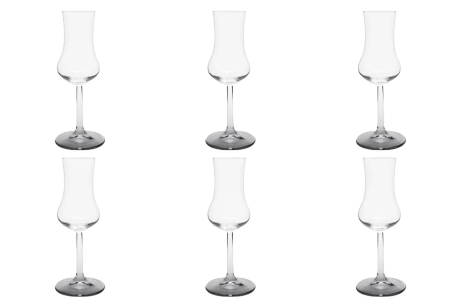 6er Set Taro Grappa Kelch 8cl, 2/4 cl /-/ 16.8cm