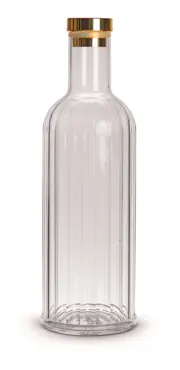 Flasche aus Acryl 1lt., gold