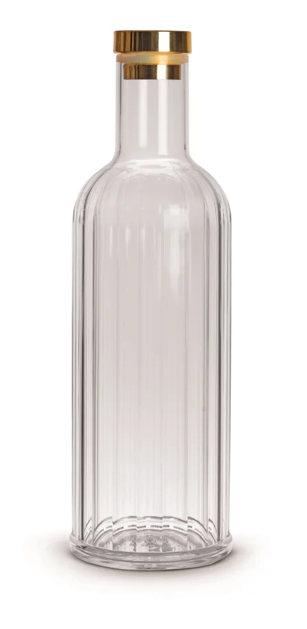 Flasche aus Acryl 1lt., gold