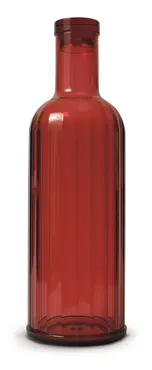 Flasche aus Acryl 1lt., rot