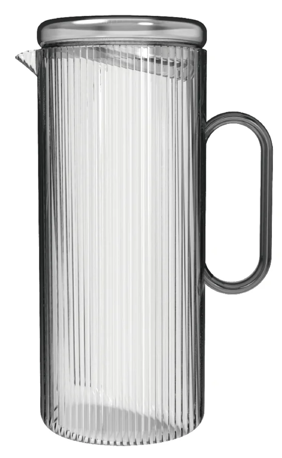 Karaffe aus Borosilikatglas, 1.2l grau