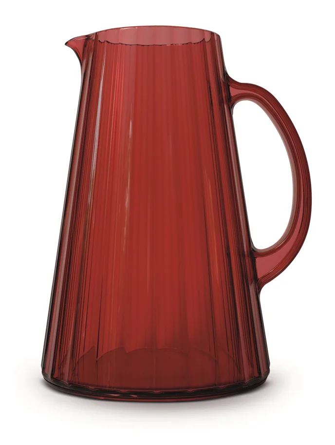 Krug aus Acryl 2.5lt., rot