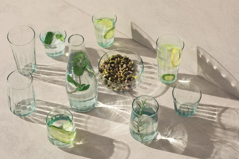 Mia Wasserkaraffe 1.25L - recy. Optik