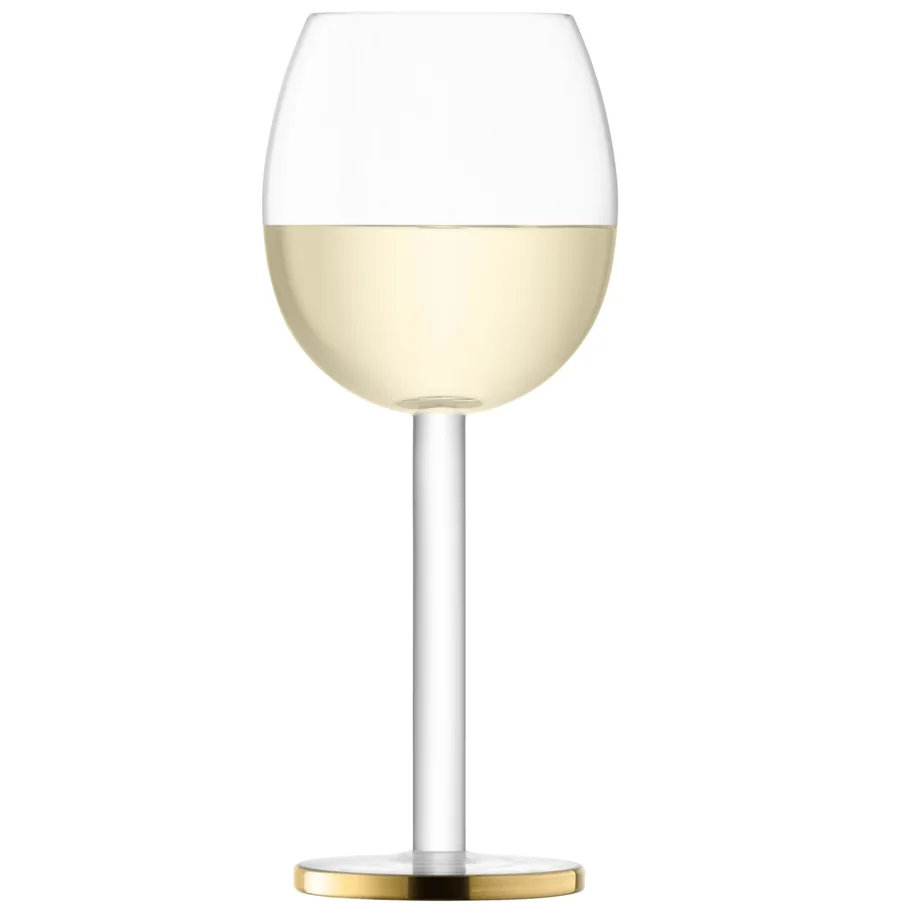 2er Set Luca Weinglas 300ml gold