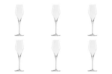 6er Set Quatrophil Champagnerkelch 292ml H: 260mm