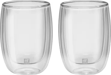 Sorrento Kaffeegläser doppelwandig, 2er Set, 200 ml