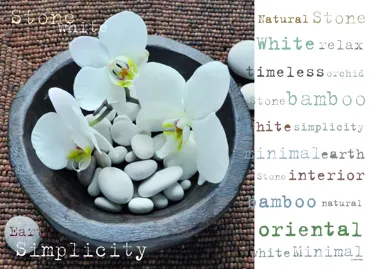 Orchid und Stones Tischset 45x30cm