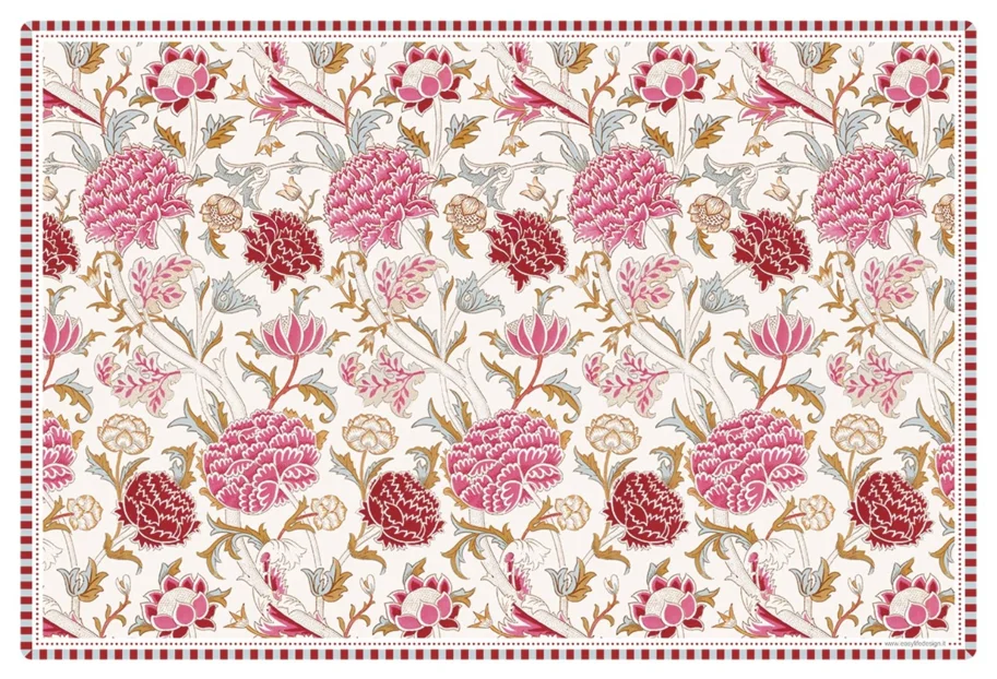 William Morris Pink Tischset, 45x30cm