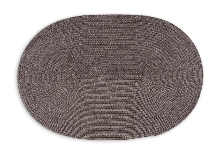 Tischset oval, taupe