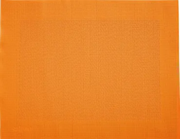 Tischset Rahmen, eckig, orange, 32x42cm