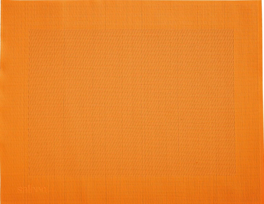 Tischset Rahmen, eckig, orange, 32x42cm